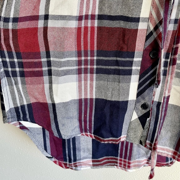 Rails Nadine Plaid Flannel Dress Size Small - Picture 5 of 16